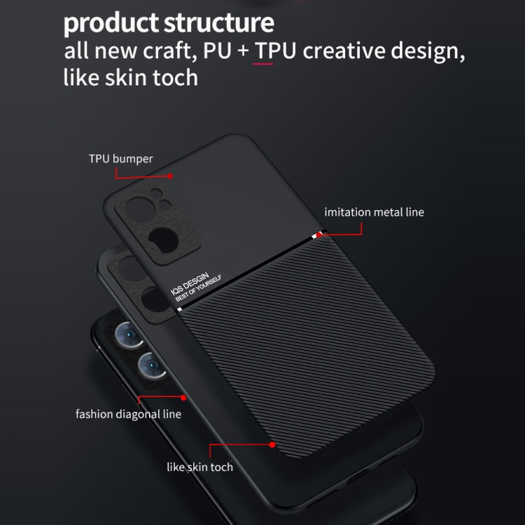 For OPPO Reno7 5G Global / Find X5 Lite Classic Tilt Magnetic PC + TPU Phone Case