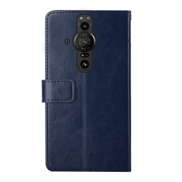 For Sony Xperia Pro-I Y Stitching Horizontal Flip Leather Phone Case
