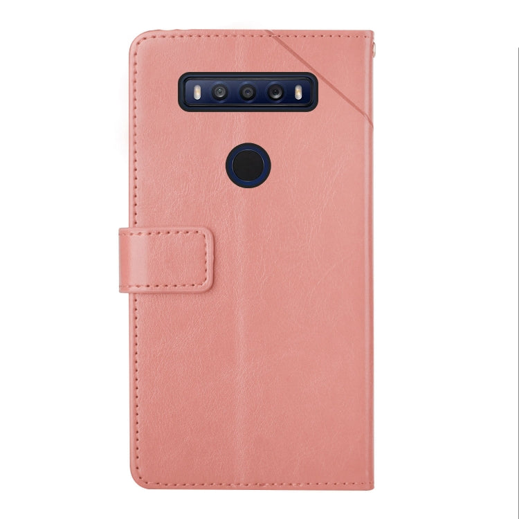 For TCL 10 SE Y Stitching Horizontal Flip Leather Phone Case