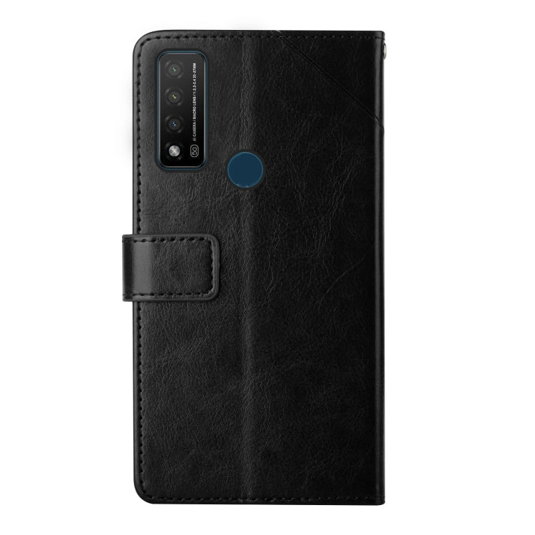 For TCL 20 R 5G Y Stitching Horizontal Flip Leather Phone Case