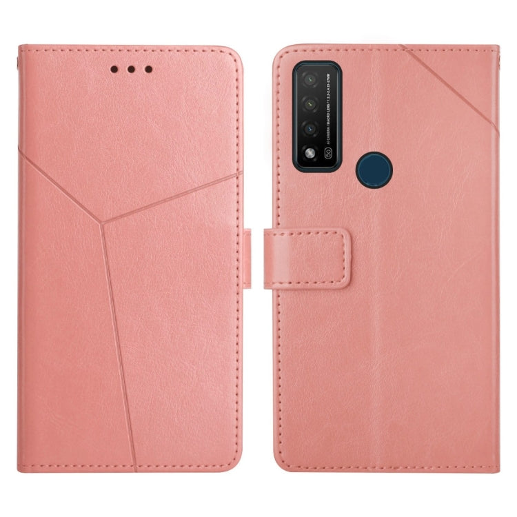 For TCL 20 R 5G Y Stitching Horizontal Flip Leather Phone Case