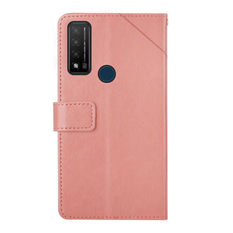 For TCL 20 R 5G Y Stitching Horizontal Flip Leather Phone Case