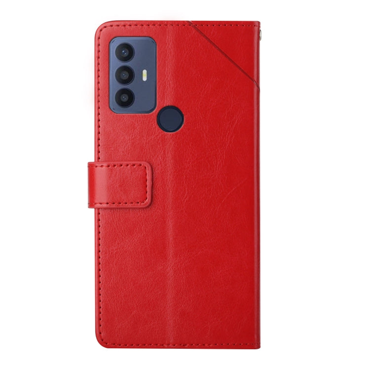 For TCL 30 SE Y Stitching Horizontal Flip Leather Phone Case