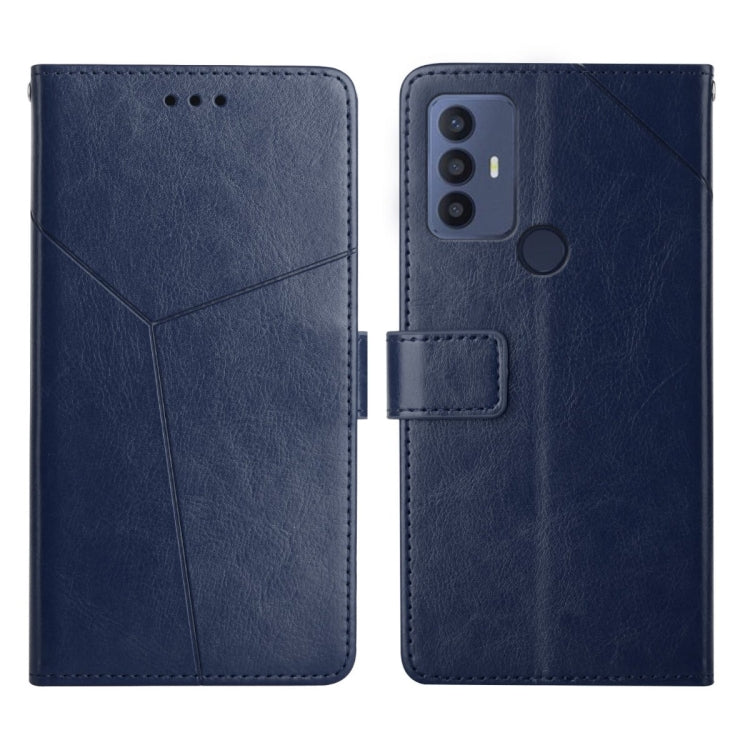For TCL 30 SE Y Stitching Horizontal Flip Leather Phone Case