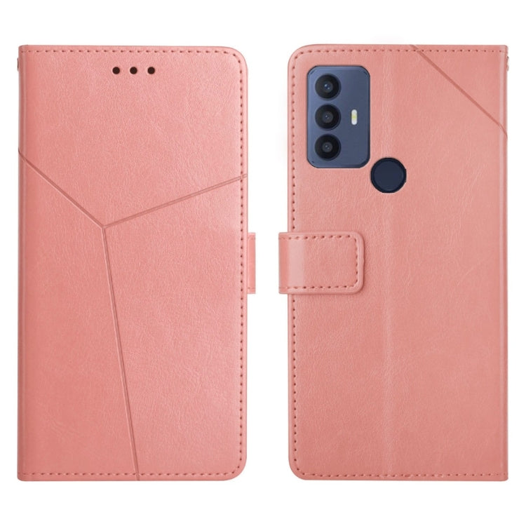 For TCL 30 SE Y Stitching Horizontal Flip Leather Phone Case