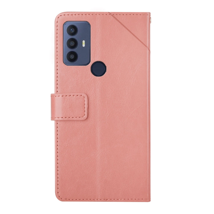 For TCL 30 SE Y Stitching Horizontal Flip Leather Phone Case