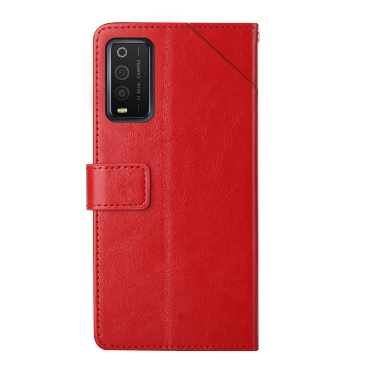 For TCL 205 Y Stitching Horizontal Flip Leather Phone Case