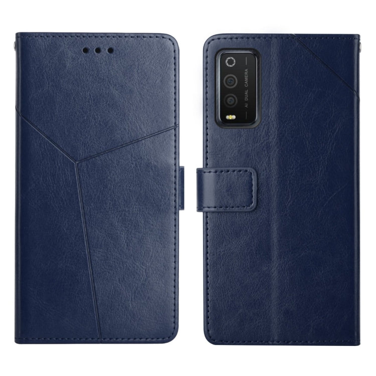 For TCL 205 Y Stitching Horizontal Flip Leather Phone Case