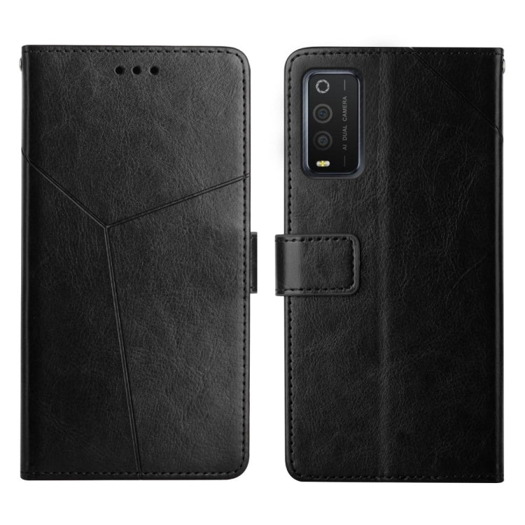 For TCL 205 Y Stitching Horizontal Flip Leather Phone Case