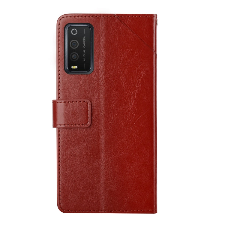 For TCL 205 Y Stitching Horizontal Flip Leather Phone Case