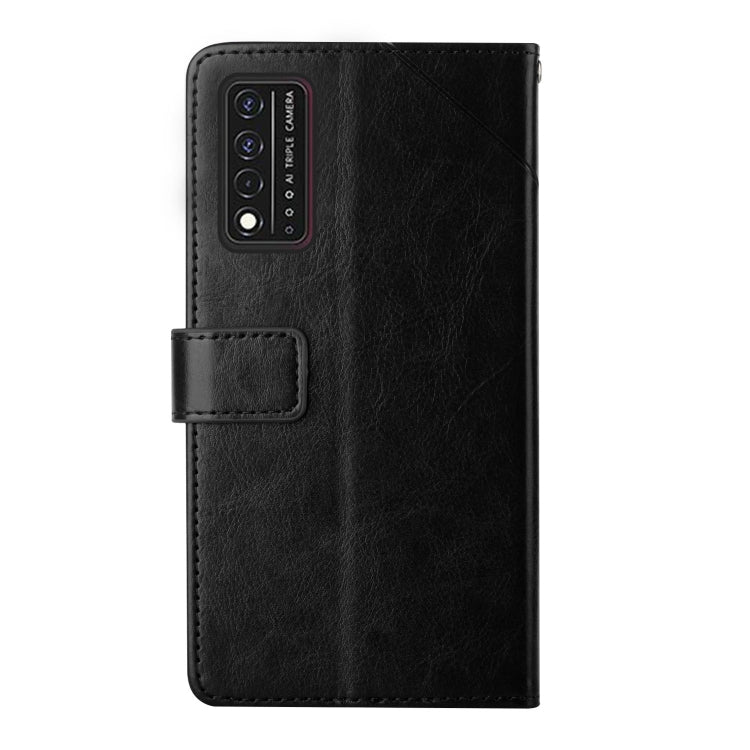 For T-Mobile Revvl V+ 5G Y Stitching Horizontal Flip Leather Phone Case