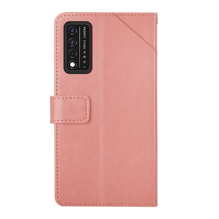 For T-Mobile Revvl V+ 5G Y Stitching Horizontal Flip Leather Phone Case
