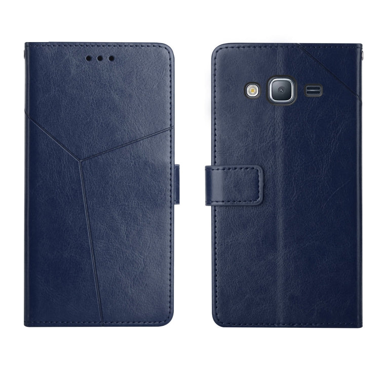 For Samsung Galaxy J2 Prime Y Stitching Horizontal Flip Leather Phone Case