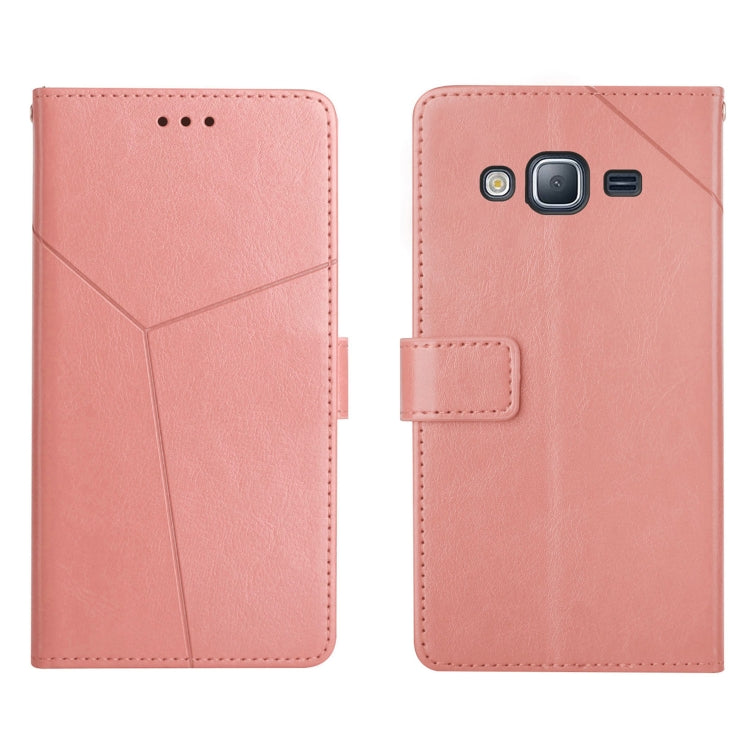 For Samsung Galaxy J2 Prime Y Stitching Horizontal Flip Leather Phone Case