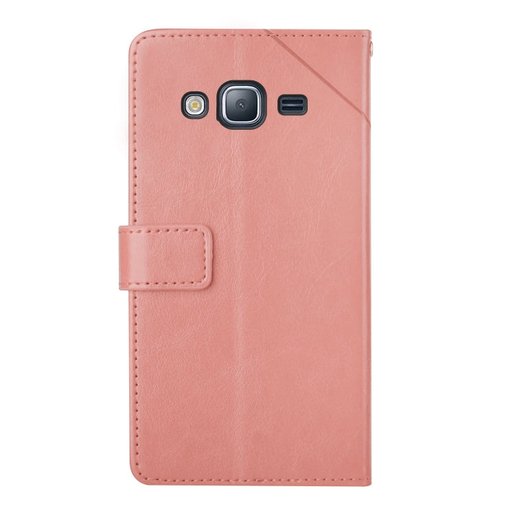 For Samsung Galaxy J2 Prime Y Stitching Horizontal Flip Leather Phone Case