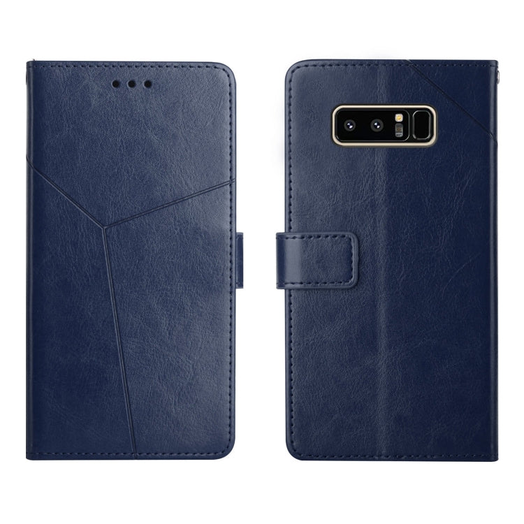 For Samsung Galaxy Note 8 Y Stitching Horizontal Flip Leather Phone Case