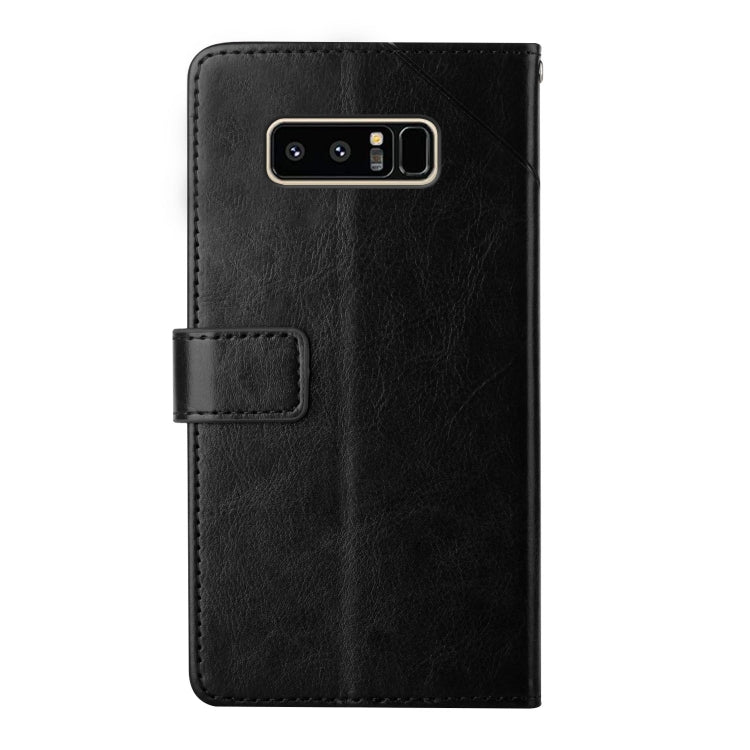 For Samsung Galaxy Note 8 Y Stitching Horizontal Flip Leather Phone Case
