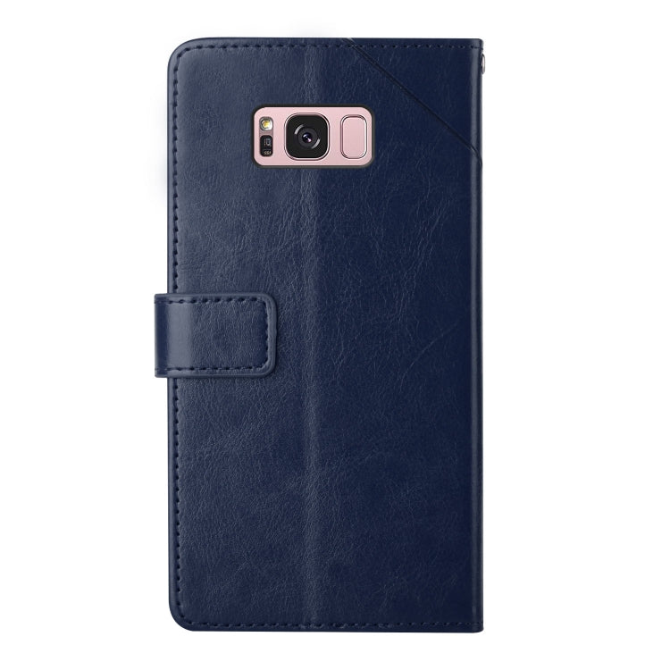 For Samsung Galaxy S8 Y Stitching Horizontal Flip Leather Phone Case