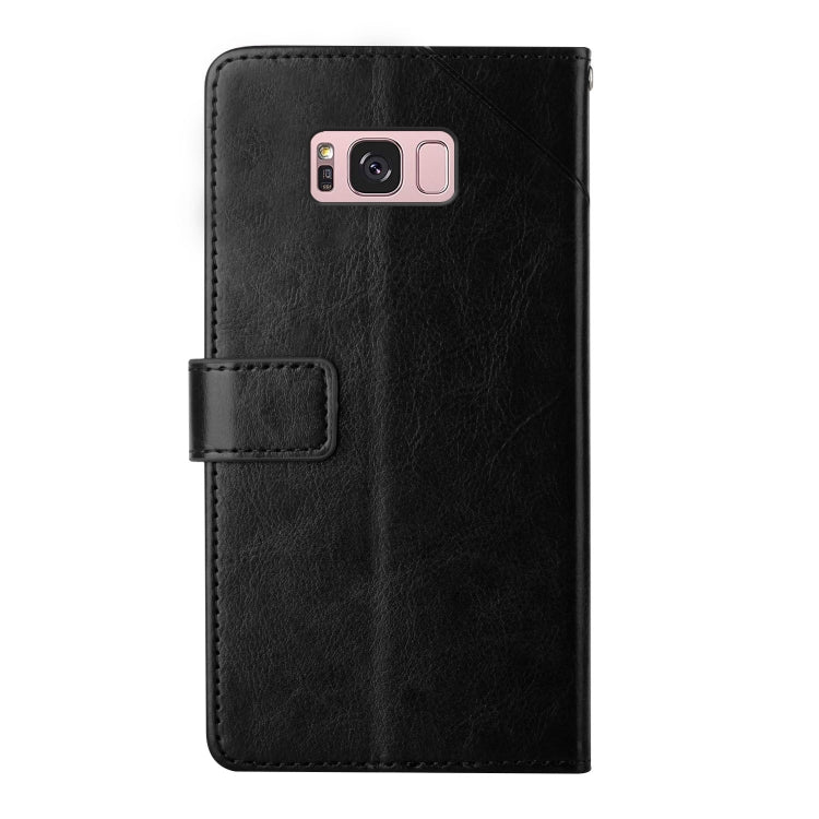 For Samsung Galaxy S8 Y Stitching Horizontal Flip Leather Phone Case