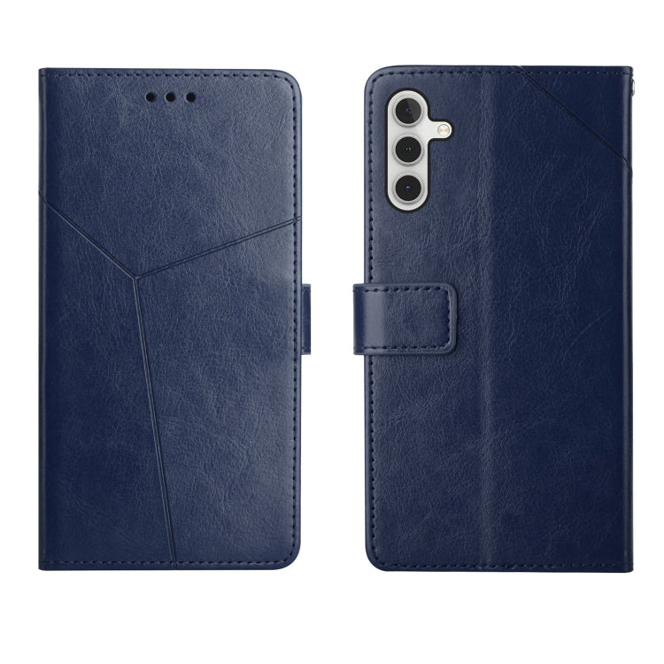 For Samsung Galaxy A13 5G Y Stitching Horizontal Flip Leather Phone Case