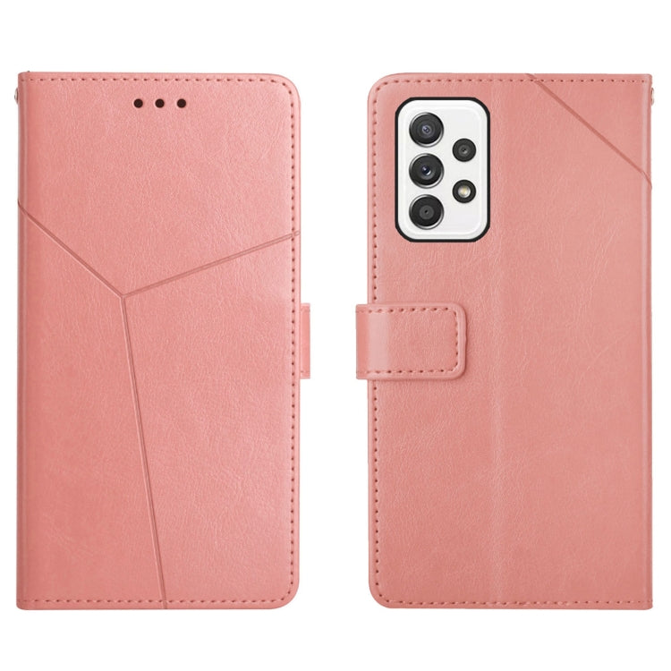 For Samsung Galaxy A23 4G Y Stitching Horizontal Flip Leather Phone Case