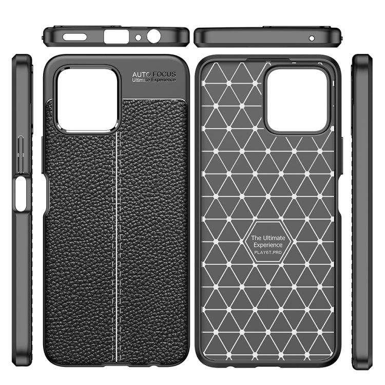 For Honor X30i / Play6T Pro / X8 Litchi Texture TPU Shockproof Case