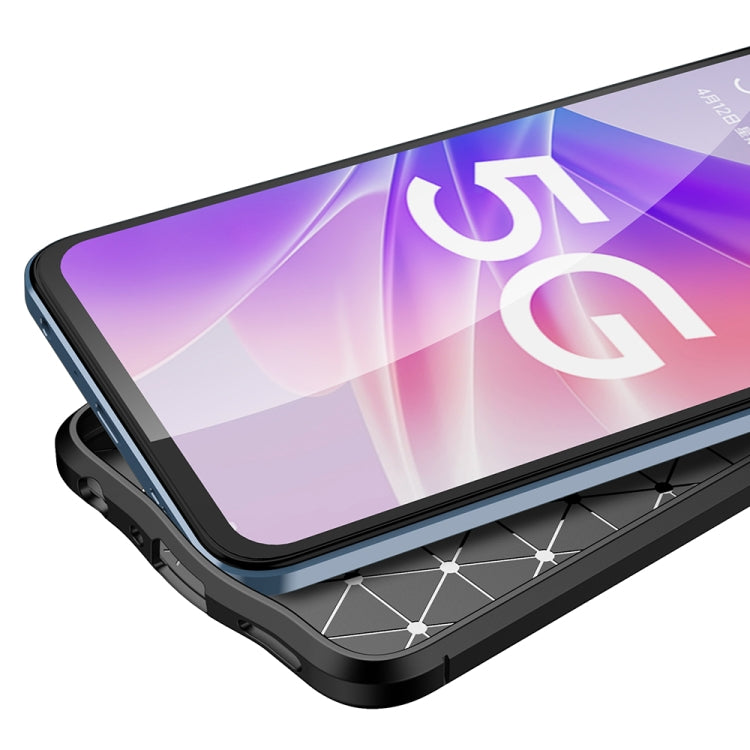 For OPPO A57 2022 Litchi Texture TPU Shockproof Case