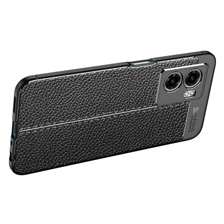 For OPPO A57 2022 Litchi Texture TPU Shockproof Case