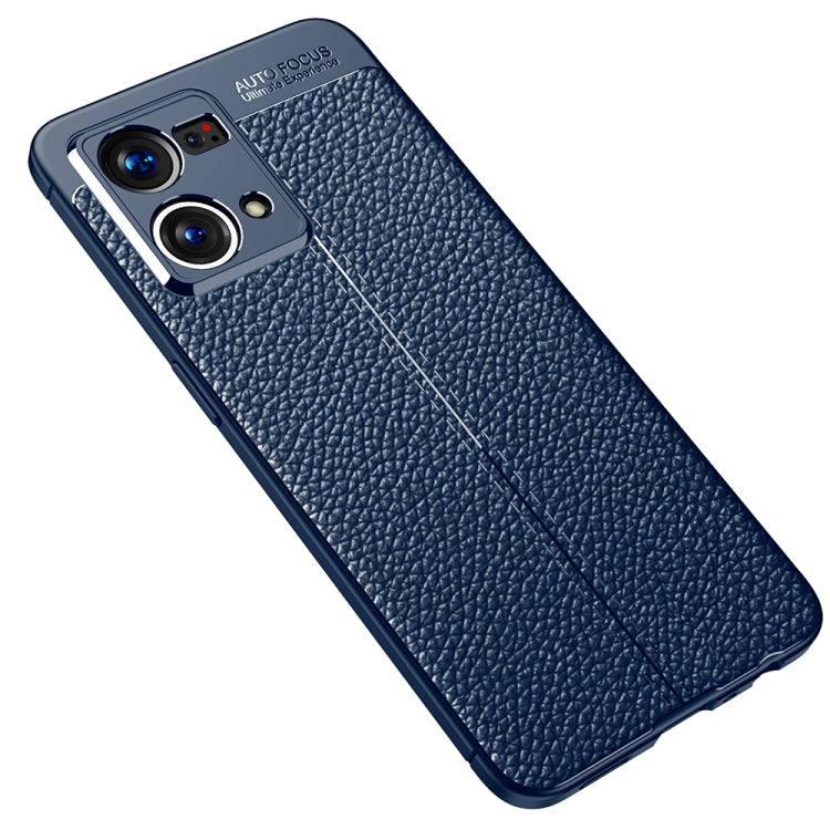 For OPPO Reno7 4G Global Litchi Texture TPU Shockproof Case