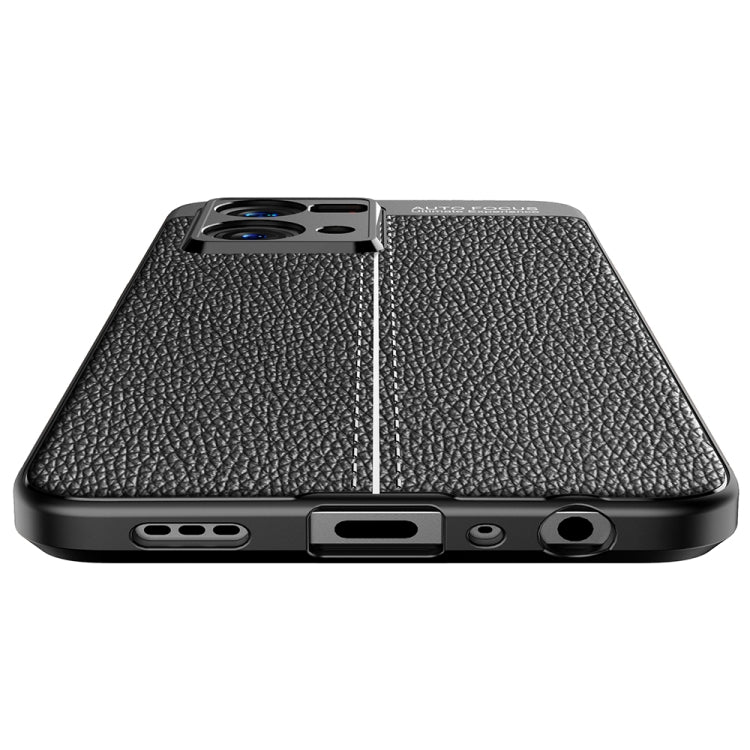 For OPPO Reno7 4G Global Litchi Texture TPU Shockproof Case