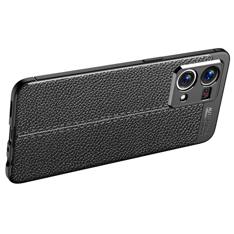 For OPPO Reno7 4G Global Litchi Texture TPU Shockproof Case