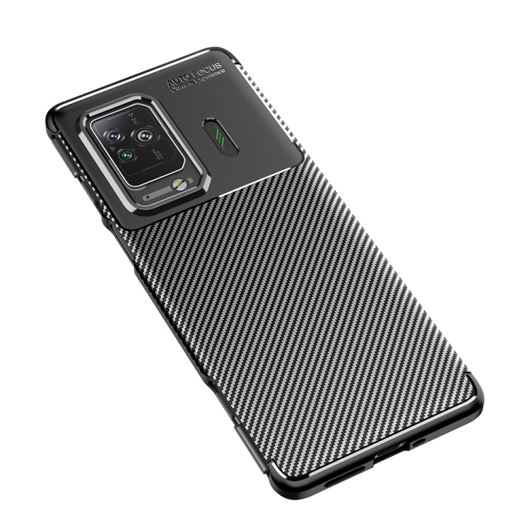For Xiaomi Black Shark 5 / 5 Pro Carbon Fiber Texture Shockproof TPU Phone Case