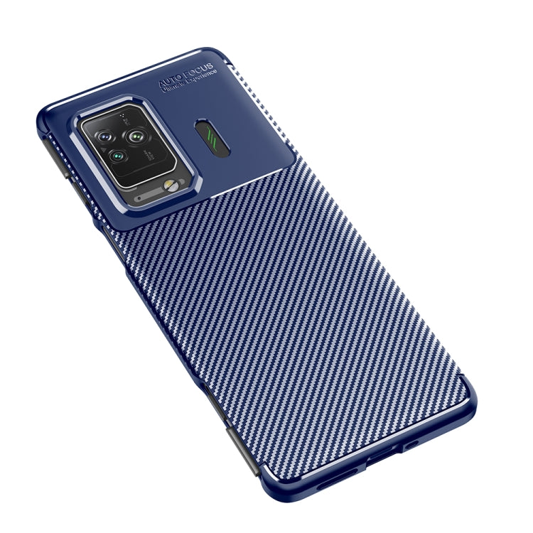 For Xiaomi Black Shark 5 / 5 Pro Carbon Fiber Texture Shockproof TPU Phone Case