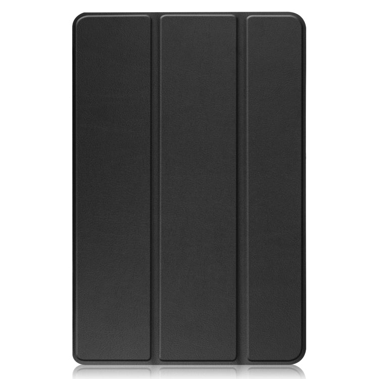 For OPPO Pad Three-folding Holder Custer Texture Leather Tablet Case