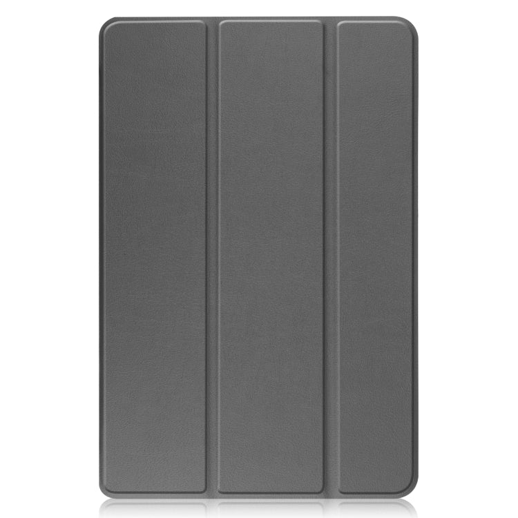 For OPPO Pad Three-folding Holder Custer Texture Leather Tablet Case