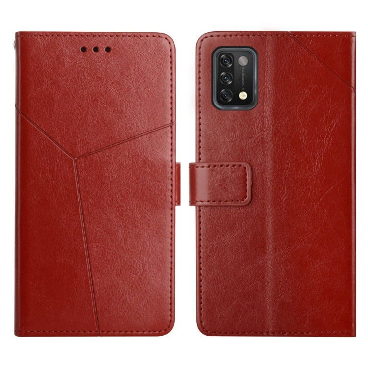 For UMIDIGI A11 Y Stitching Horizontal Flip Leather Phone Case