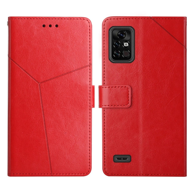 For UMIDIGI Bison Pro Y Stitching Horizontal Flip Leather Phone Case