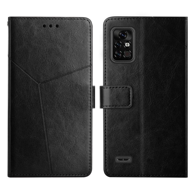 For UMIDIGI Bison Pro Y Stitching Horizontal Flip Leather Phone Case