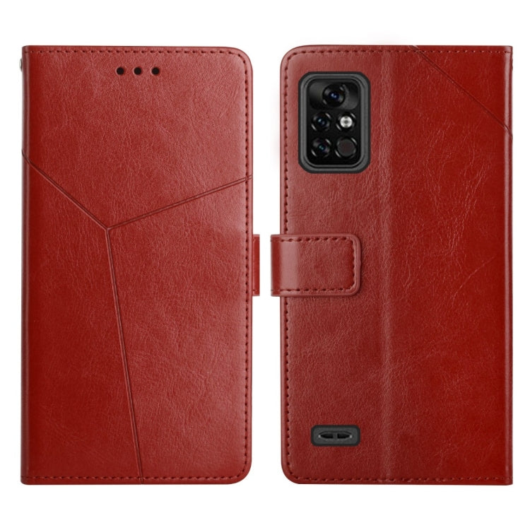 For UMIDIGI Bison Pro Y Stitching Horizontal Flip Leather Phone Case