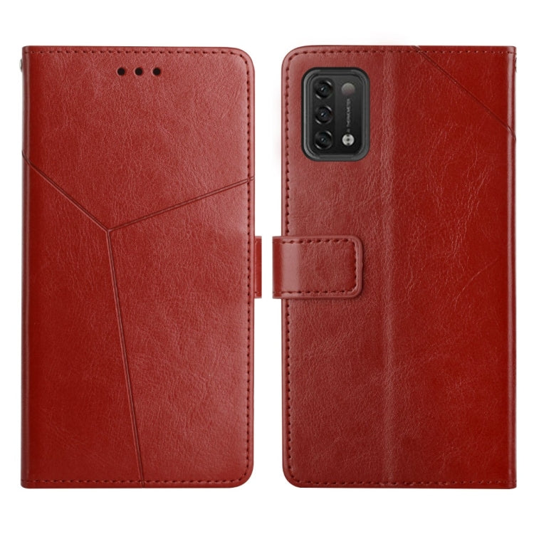 For UMIDIGI Power 5 Y Stitching Horizontal Flip Leather Phone Case