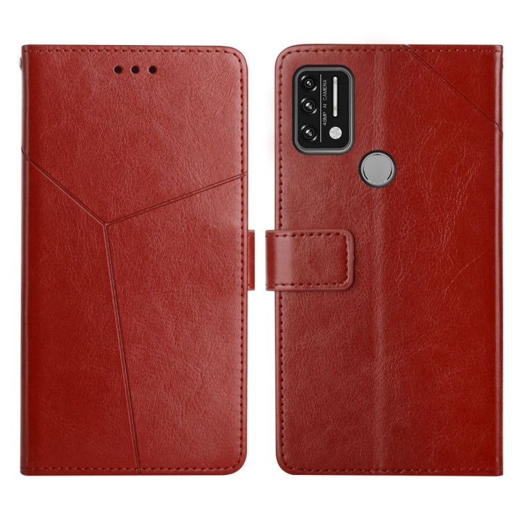 For UMIDIGI A7 Y Stitching Horizontal Flip Leather Phone Case