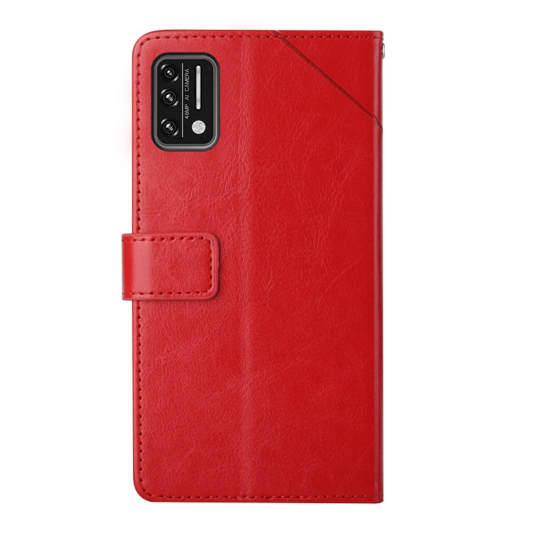 For UMIDIGI A7S Y Stitching Horizontal Flip Leather Phone Case