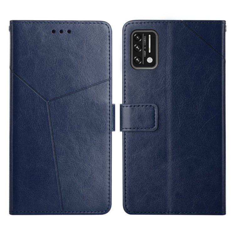For UMIDIGI A7S Y Stitching Horizontal Flip Leather Phone Case