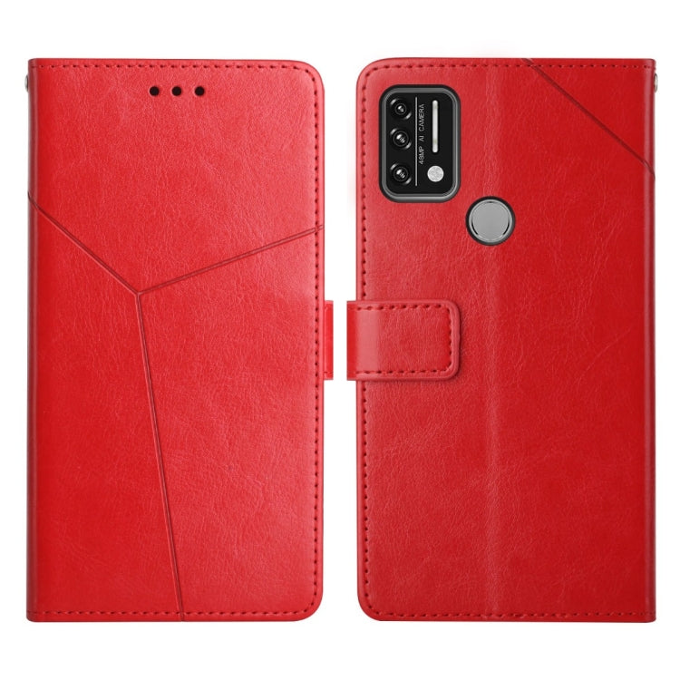 For UMIDIGI A9 Y Stitching Horizontal Flip Leather Phone Case