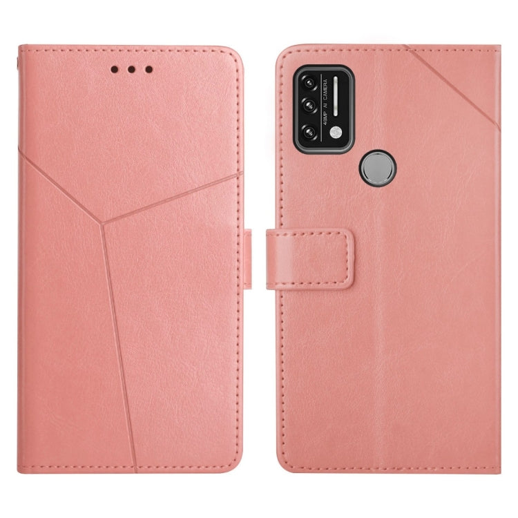 For UMIDIGI A9 Y Stitching Horizontal Flip Leather Phone Case