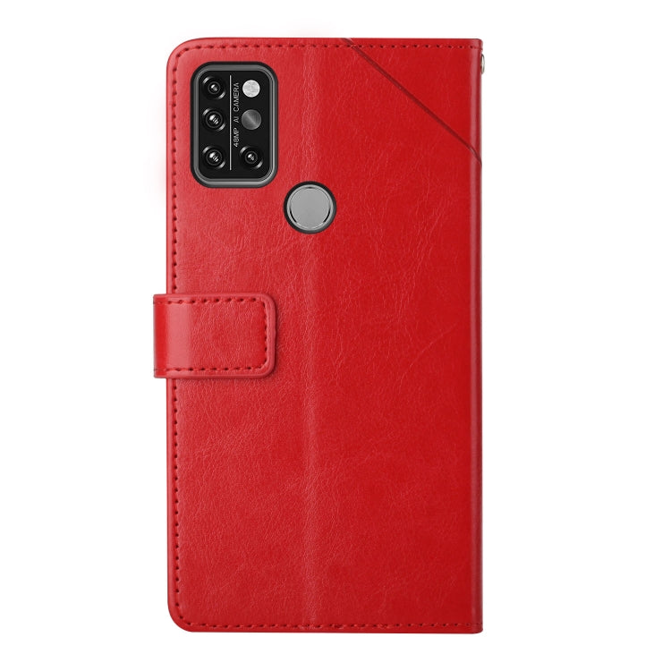 For UMIDIGI A9 Pro Y Stitching Horizontal Flip Leather Phone Case