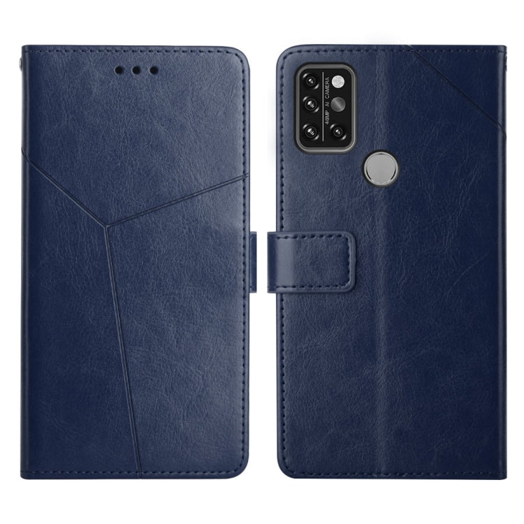 For UMIDIGI A9 Pro Y Stitching Horizontal Flip Leather Phone Case