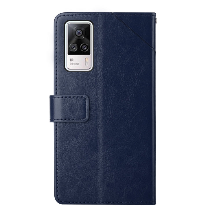 For vivo S9e Y Stitching Horizontal Flip Leather Phone Case