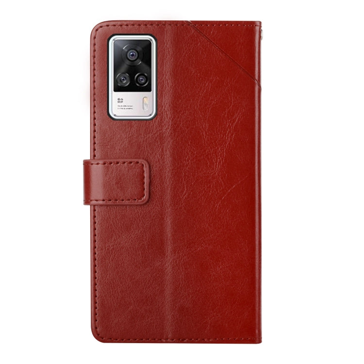 For vivo S9e Y Stitching Horizontal Flip Leather Phone Case