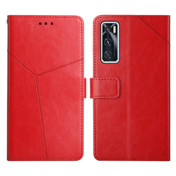 For vivo V20 SE / Y70 Y Stitching Horizontal Flip Leather Phone Case